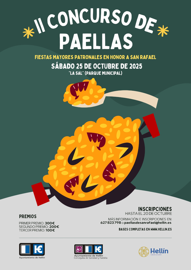 Cartel Concurso de Paellas